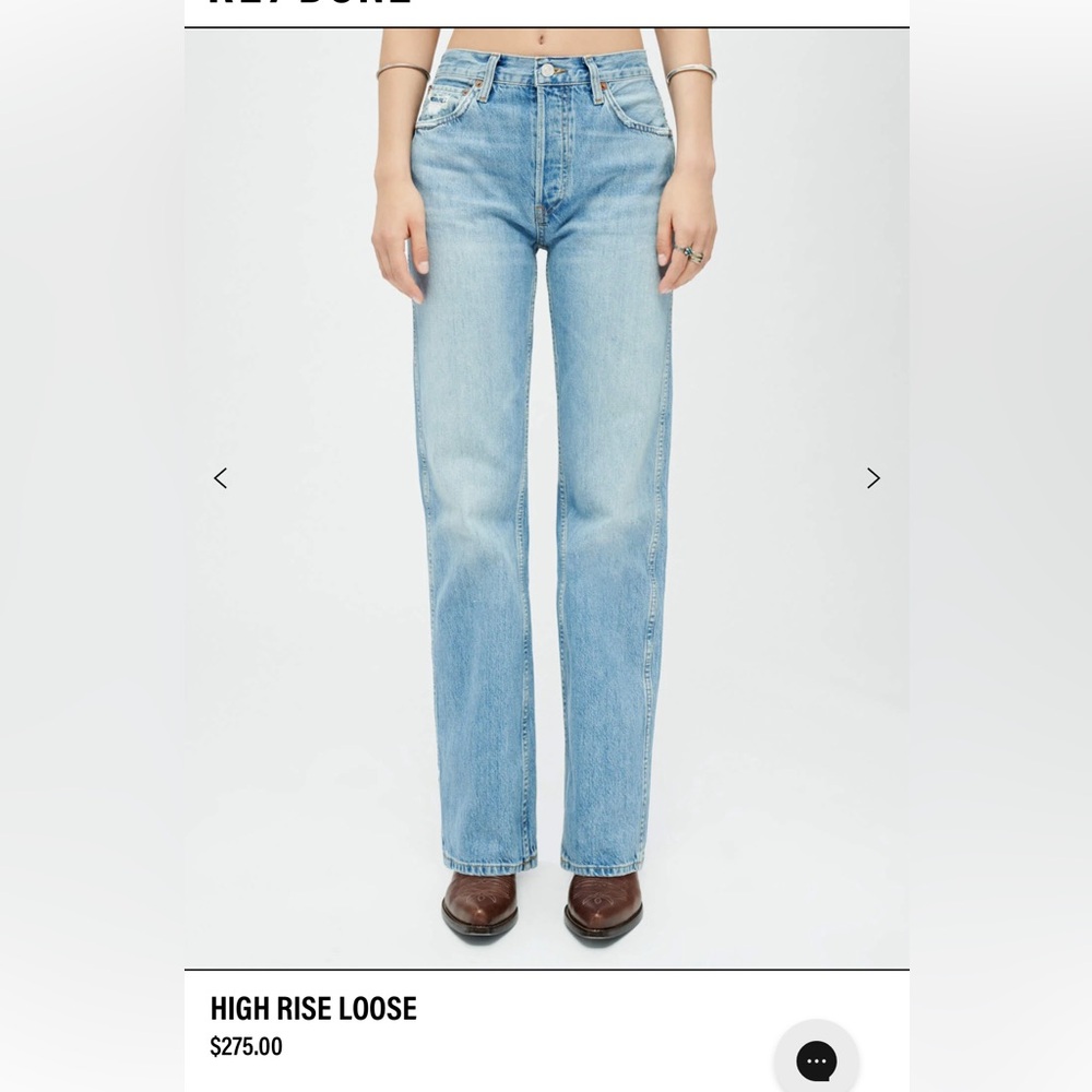 RE/DONE 90s High Rise Loose Size-27